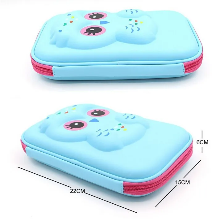 Оптовая торговля 3D мультфильм Eva Канцтовары коробка для детей 3D чехол