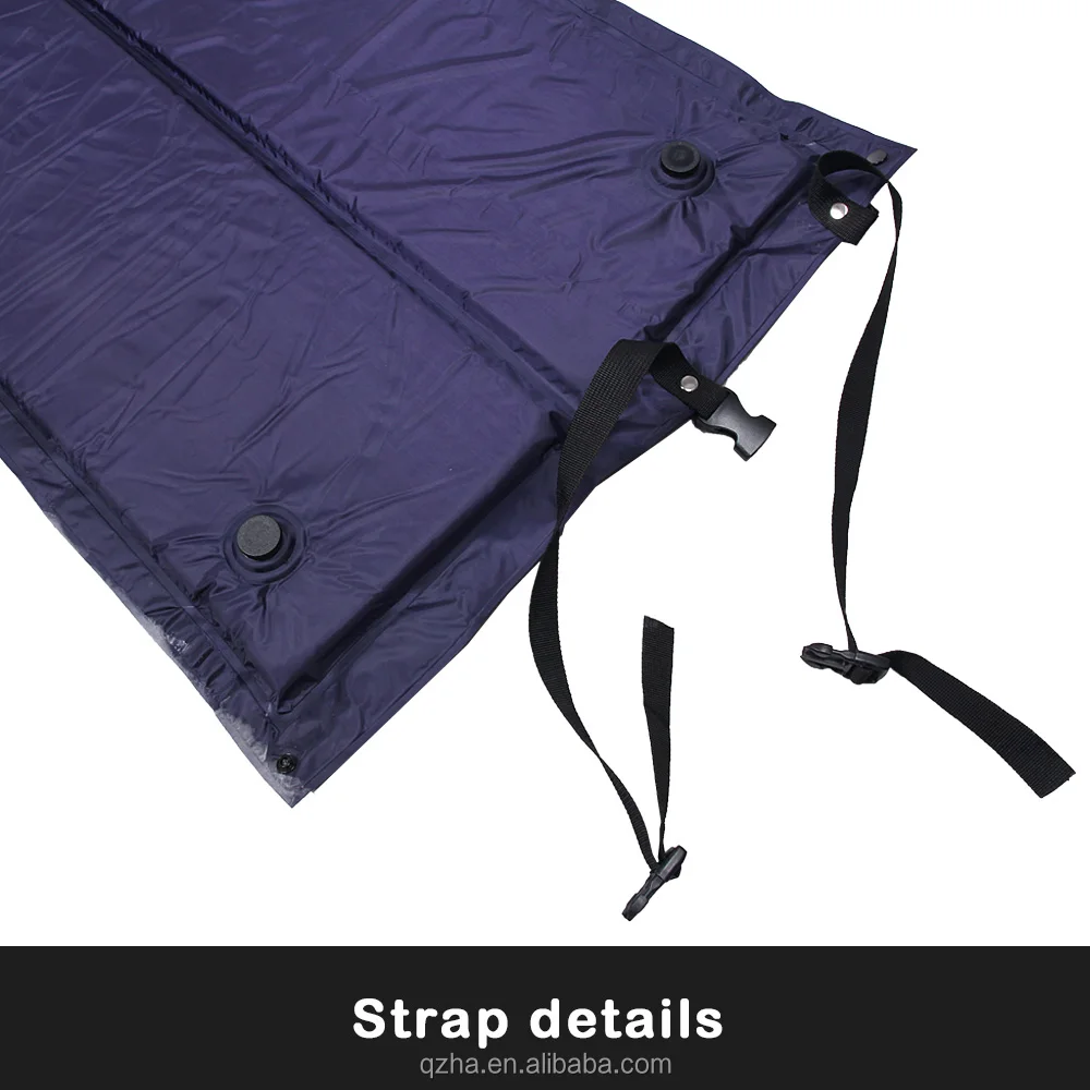 
dark blue outdoor camping automatic self inflating adult sponge/camping mat 