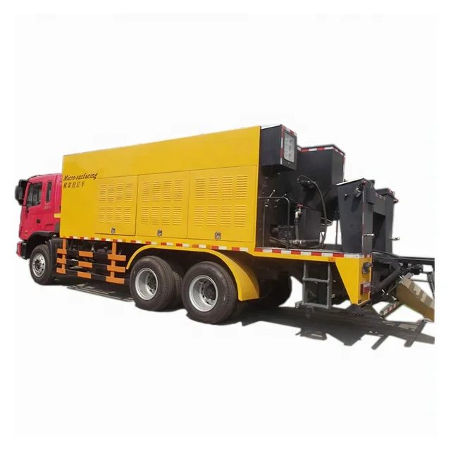 Slurry Seal Spraying Machine Road Slurry Sealer Paver Micro Surfacing Machine