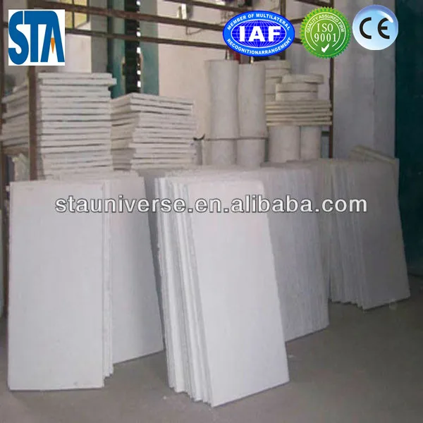 STA высокотемпературная алюминиево-силикатная Термостойкая керамическая волоконная плита/огнеупорная керамическая волоконная плита/Керамическая волоконная плита