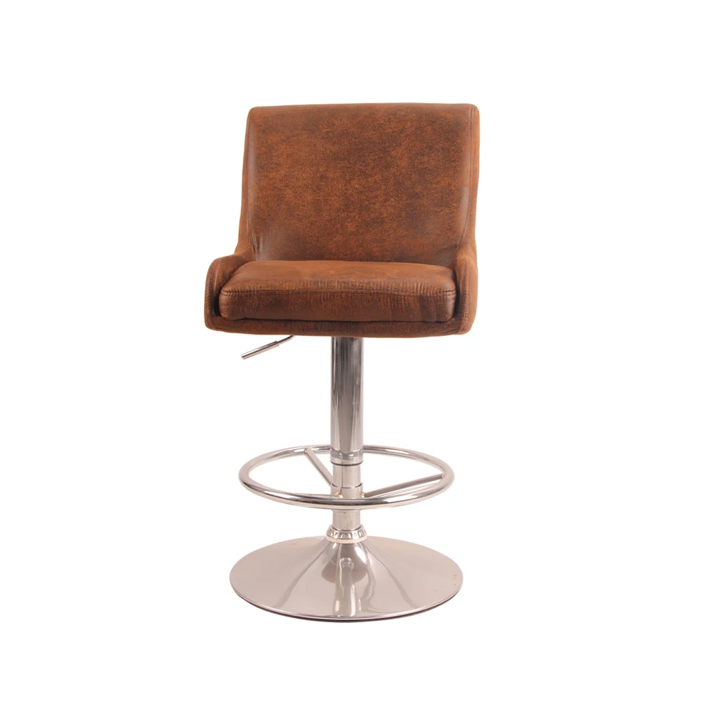 
Wholesale PU leather Seat Swivel High Bar Counter Stools with Back 