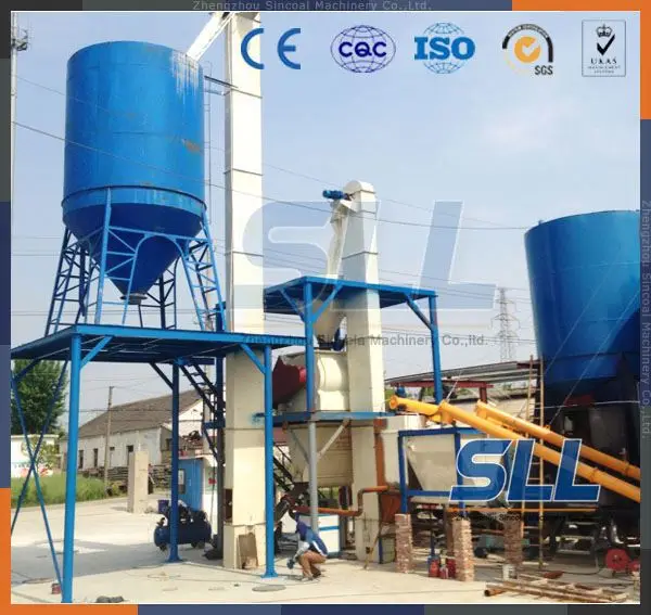 SINCOLA 10t/h skim coat making machine, dry powder blending