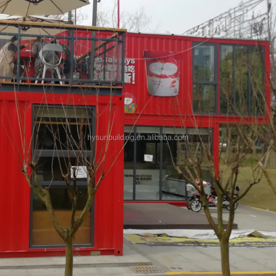 Hysun Beer bar modified shipping container and 8ft16ft20ft40ft custom coffee shop hot products 2022