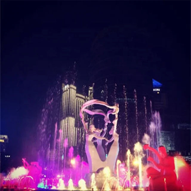 DMX Controlled Indoor music Axis Fountain nozzle with Waterproof Stepper Motor