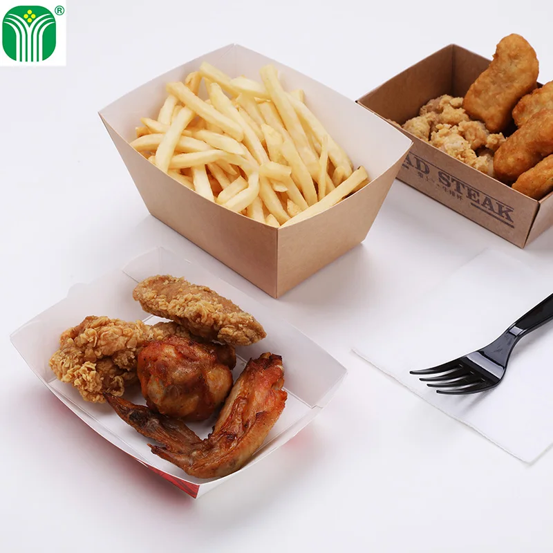 china supplier custom disposable packing paper box for food