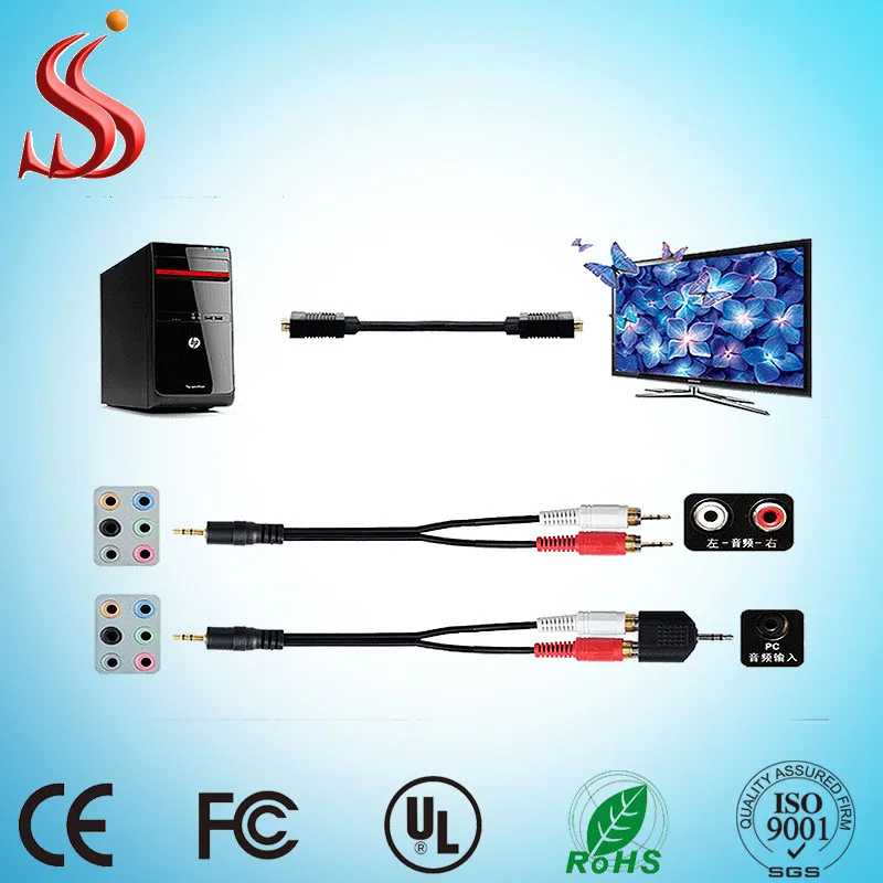 
High Resolution multi cord 15pin VGA Male to Female Monitor extension cable 