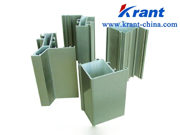 6000 series construction extruded mill finished aluminium profile to make doors and windows