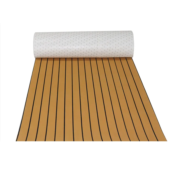 Komin Sport EVA Foam Brown Faux Teak Sheet for Kayak Boat Sup