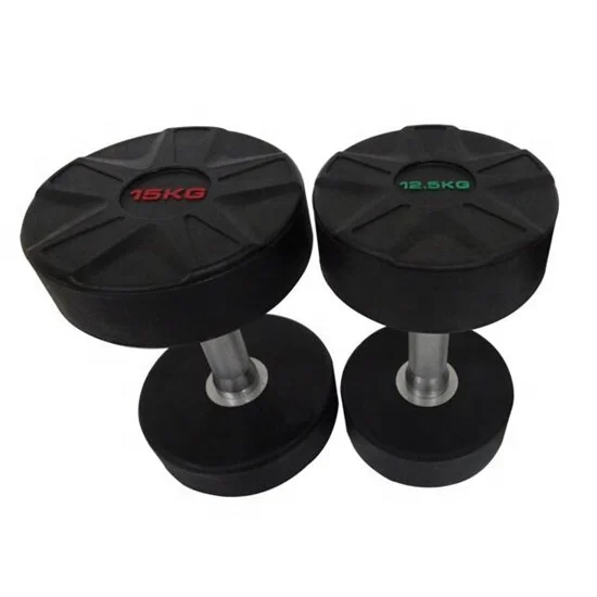 Fitness Manufacturer PU DUMBBELL Urethane 50kg DUMBBELL