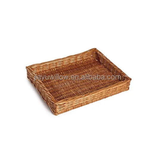 handmade wicker fruit basket bread wicker display basket wholesale