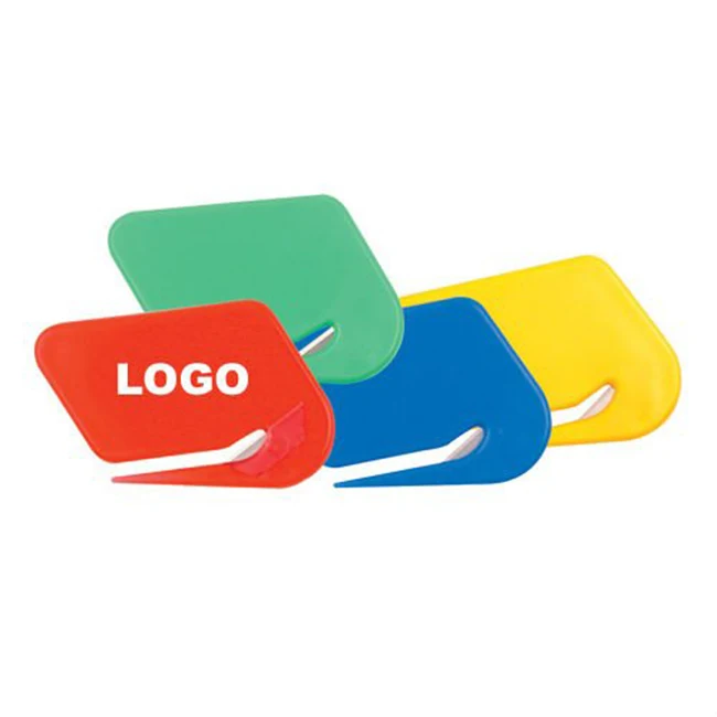 Ручной пластиковый конверт резак рекламный подарок