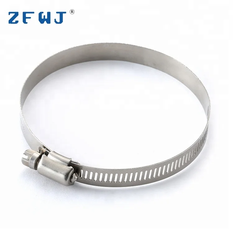80-100mm stainless steel automobile fittings american type hose clamp
