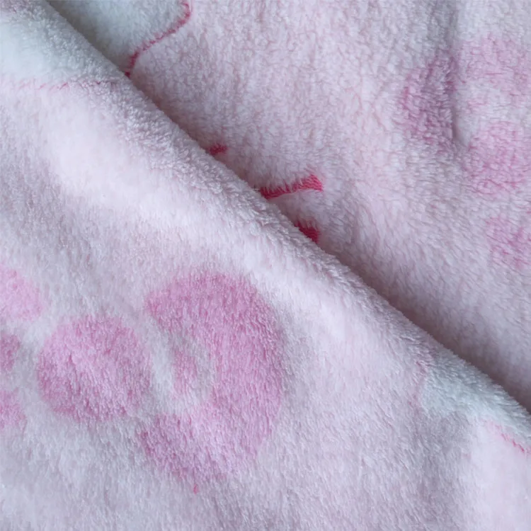 hello Kitty pattern style printed flannel fleece cute fabric for baby bedding