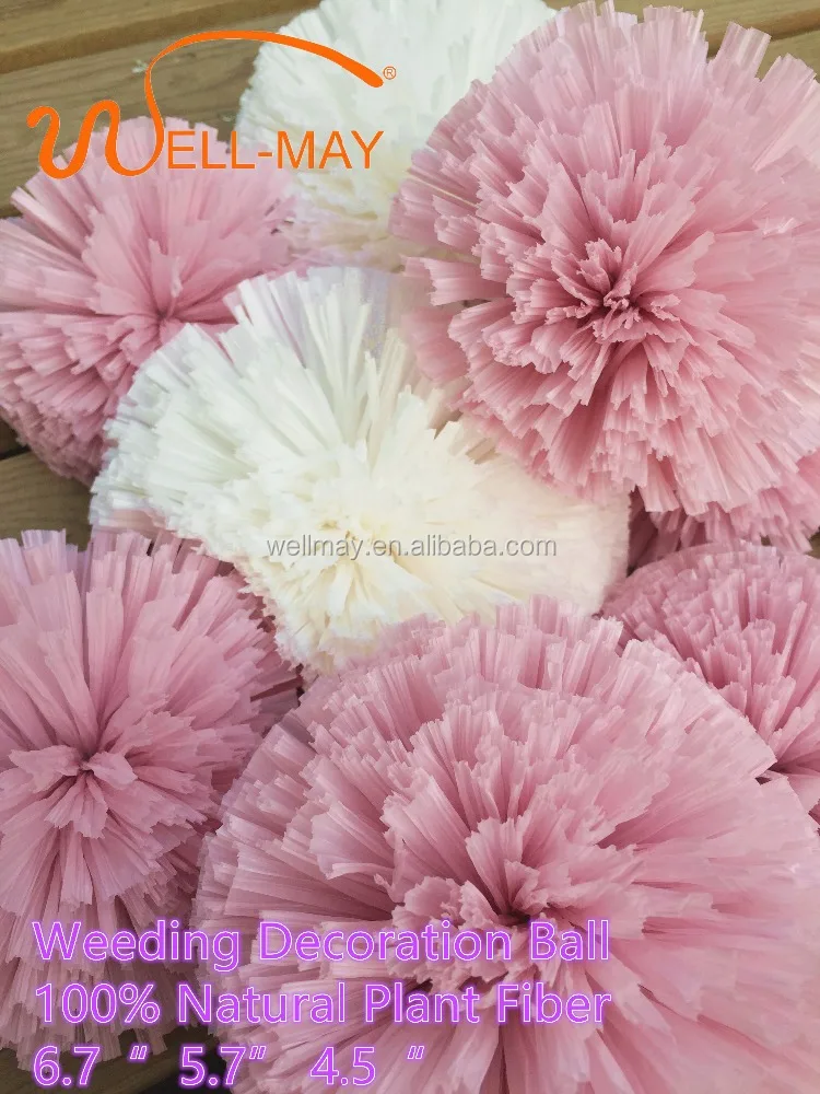 
Party decoration Window display pom pom bow 