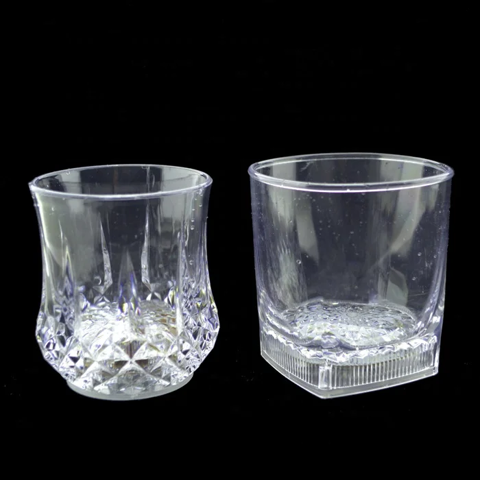 Classes liquid water activated plastic flashing 7OZ 200ml led interaction cup for pub bar