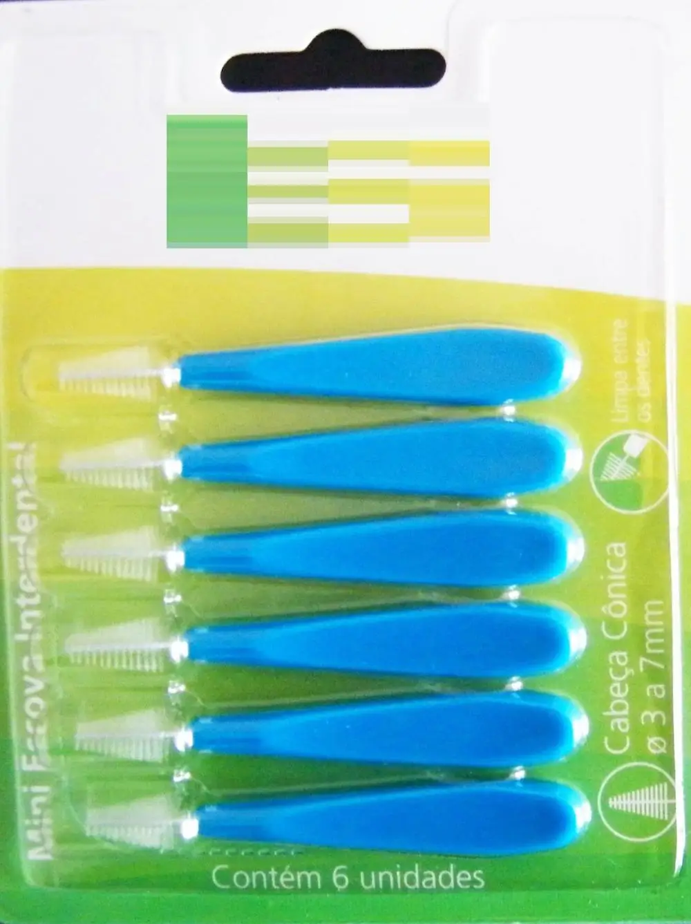 
Disposable Stainless Steel Wire Dupont bristle Interdental toothbrush Brush 