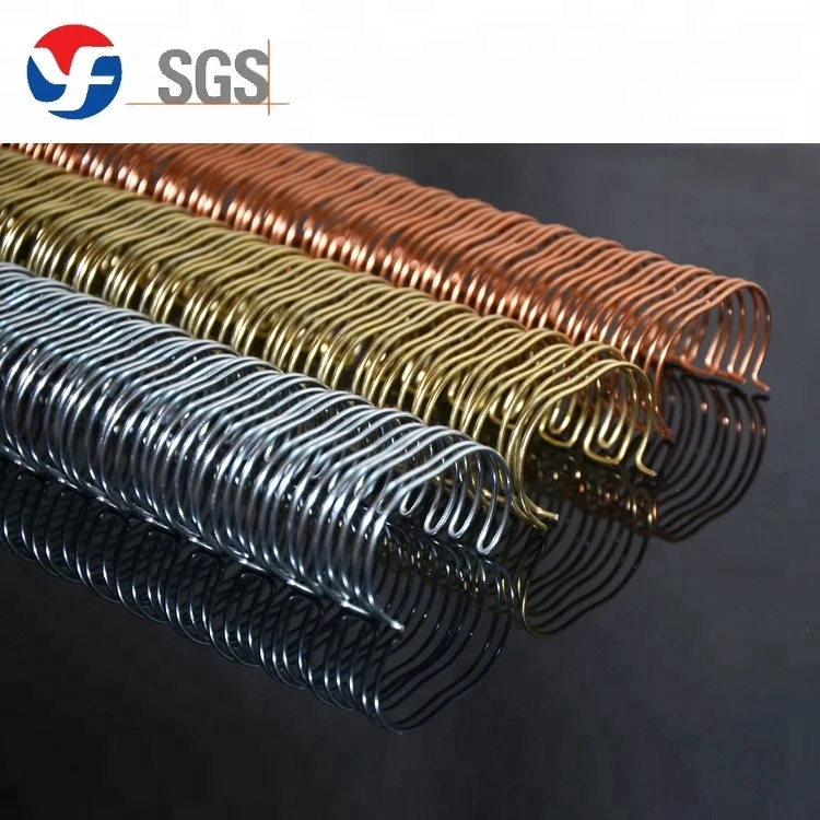Twin Ring Double O Notebook Binding Spiral Wire