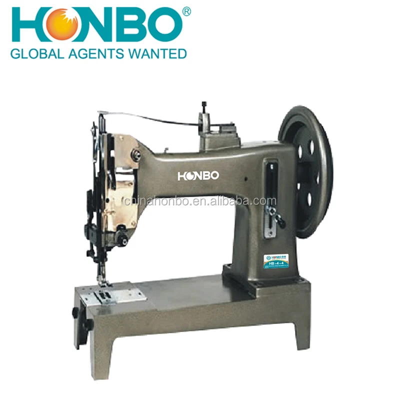 HB-4-4 industrial compound feeding extra thick cloth material flat bed lockstitch sewing machine