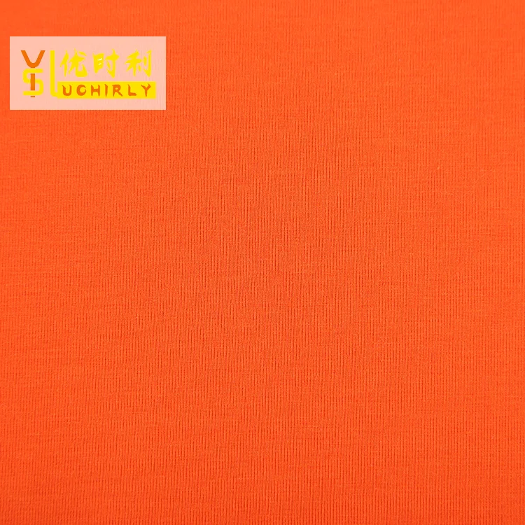 
China supplier soft 100 cotton spandex single jersey knitted fabric 
