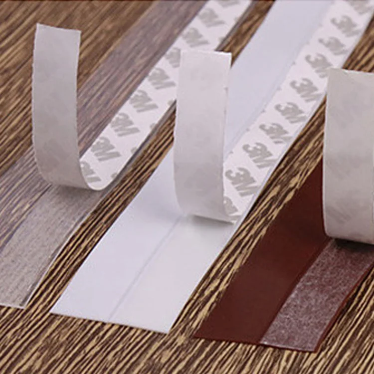 3M Self Adhesive Silicone Rubber Door Bottom Edge Seal Strip