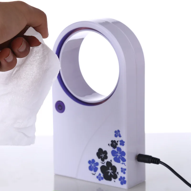 High Quality Cute Portable Handheld USB Mini Air Conditioner Desktop No Leaf Bladeless Fan