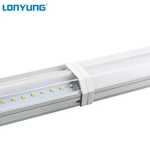 Linkable ETL DLC TUV SAA T5 Led Linear Light Fixture, 4Ft - 8ft 30W 60W Dimmable T5 Led Integrated Double Tube Lights