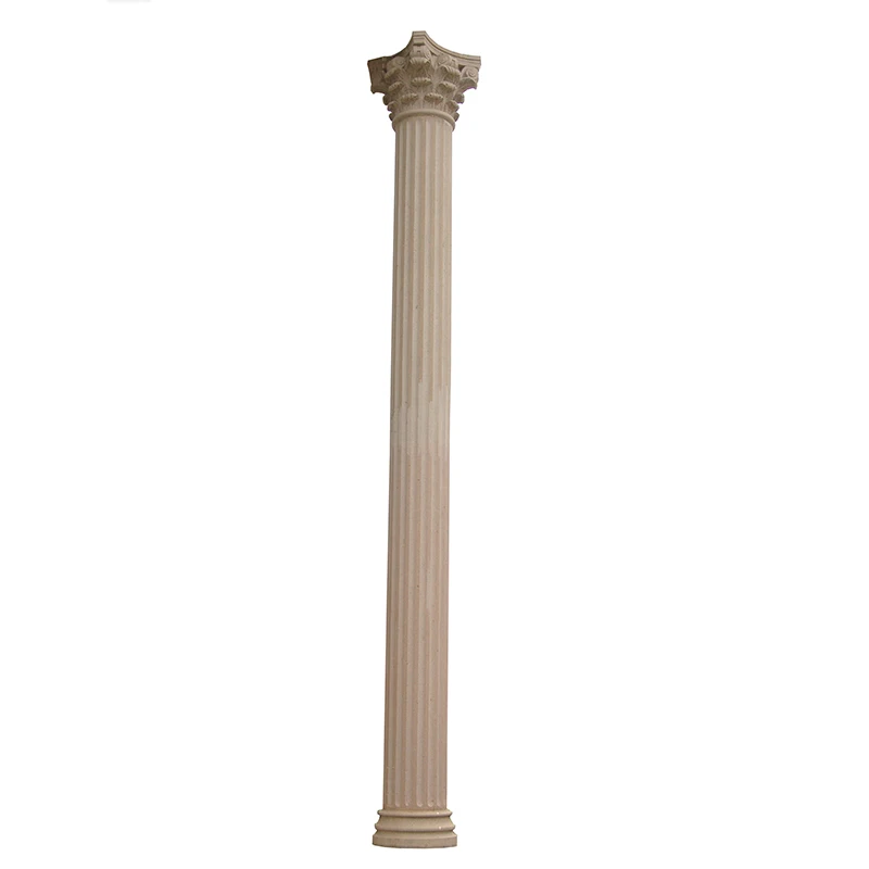 Marble carving granite column