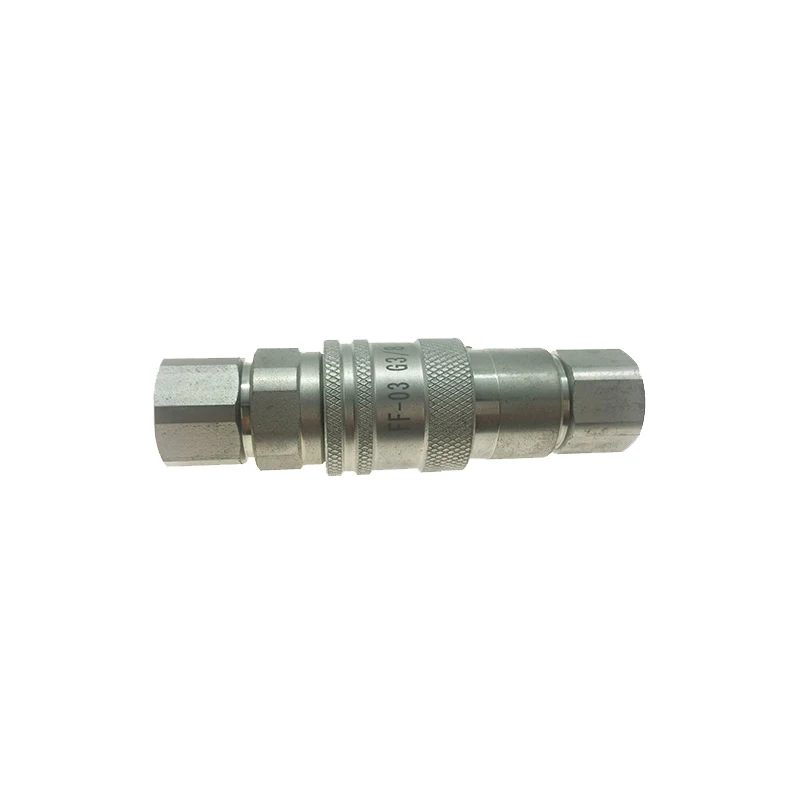 Stainless steel flat face hydraulic quick coupling
