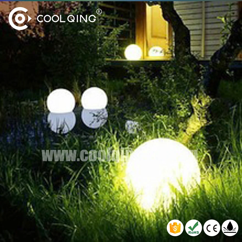 Hard PE Ball Waterproof /High Quality Illuminated Led Ball Light indoor and Outdoor
