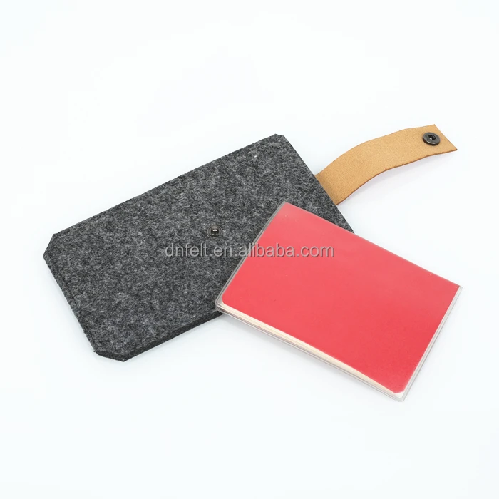 Promotional wholesale felt card bag card holder card case