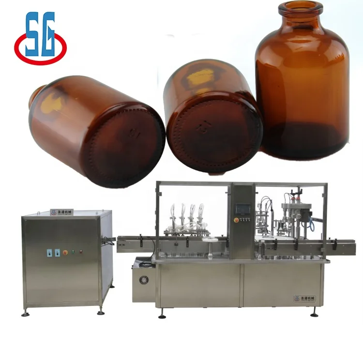 
Herbal oral liquid Filling Capping production line for Sale infusion Bottle Filling machine with dropper 