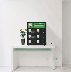 Oread 6 pin code locker for hospitality industry Oread SCL-02-M kidigi charging station