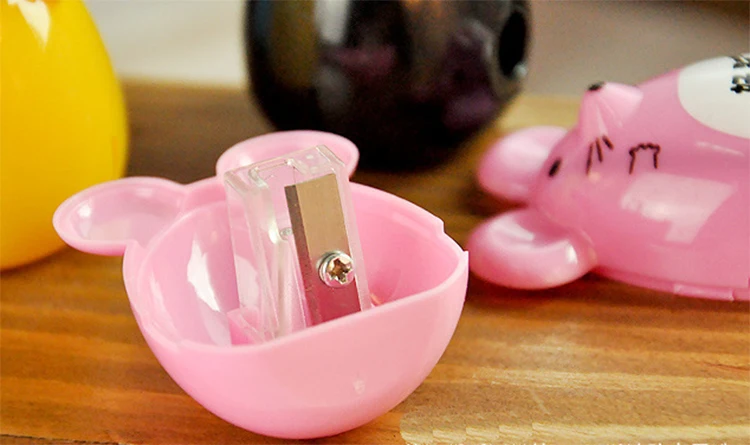
new design cute mouse shape animal pencil sharpener for kids 