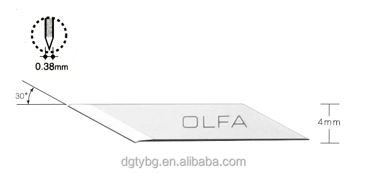  Резьбовой нож OLFA KB-5/30B лезвие с углом 30 градусов толщина 0 38