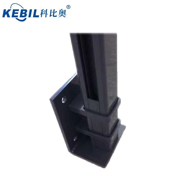 12mm powder coating aluminum handrail post base plate type