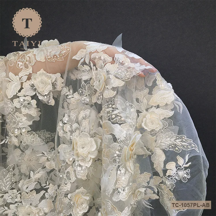 Eco-Friendly Lace Fabric Manufacture for Garment,Dress,Party,etc.