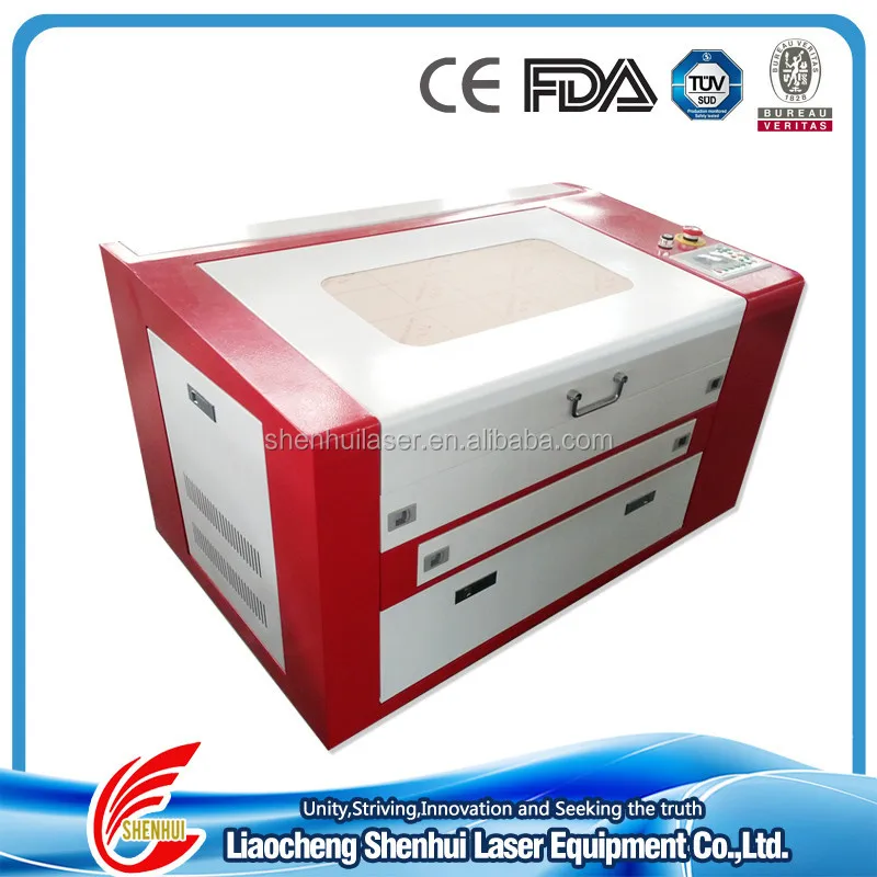 Shenhui 50w 60w SH-350 laser engraver cutter with software RDworks 8.0
