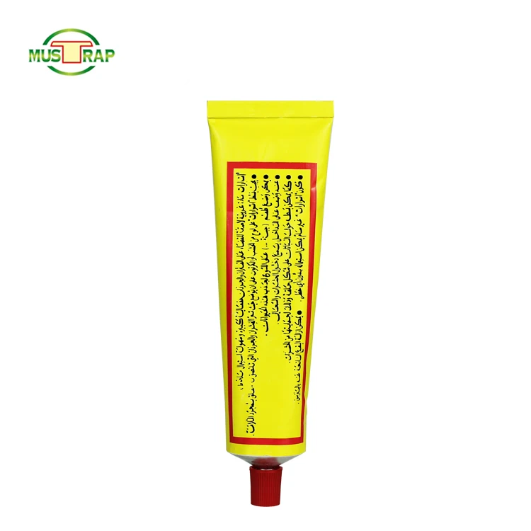 Mustrap high quality trap rat mouse glue tube with yellow glue