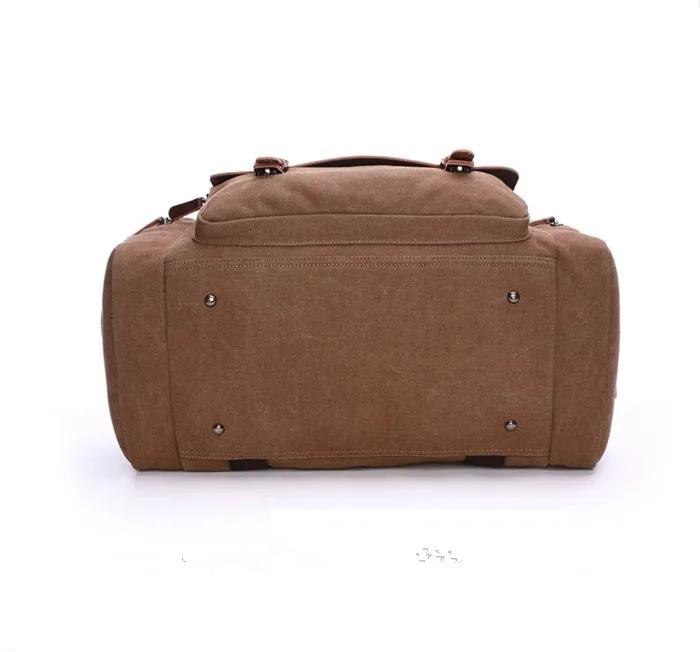 Wholesale Custom new big capacity canvas travel duffle storage bag in Shenzhen factory