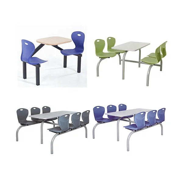 Best selling wooden steel furniture modern restaurant dinner dining room design tables desk fast food canteen dining table