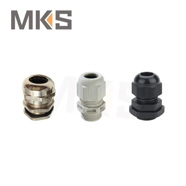 PG9 black high quality plastic cable gland pvc
