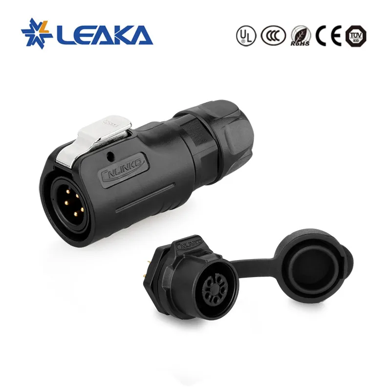 IP67 High Quality Operating Voltage 250V Waterproof M12 Connector 5 Pin cnlinko lp12 5 pin wire connector