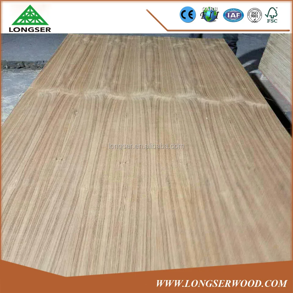 2.5mm Recon Flower Teak Veneer Plywood to Iraq