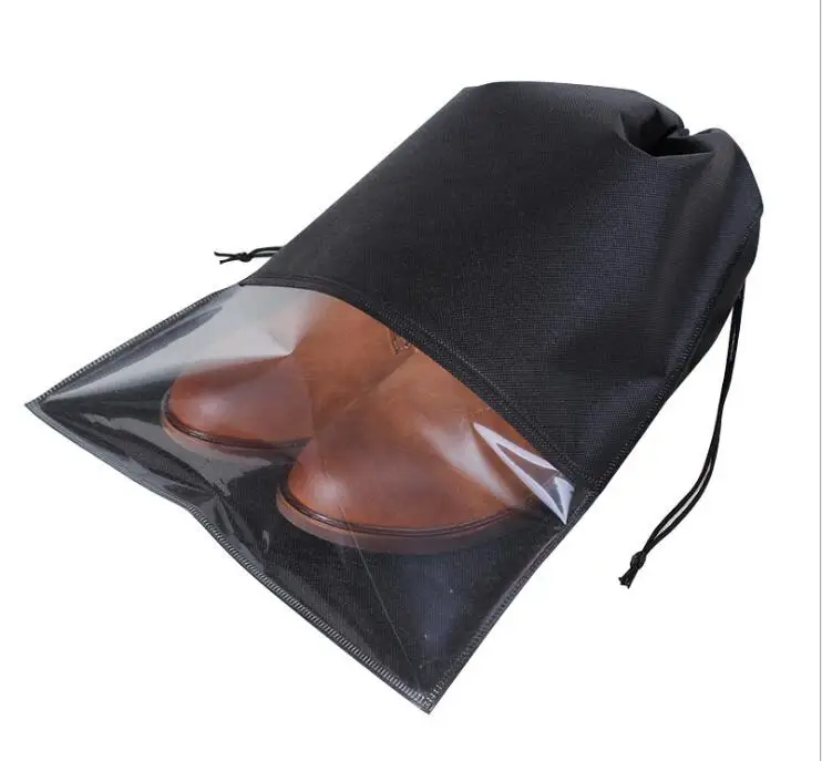 Нетканые Тапочки на шнурке с логотипом под заказ, пылесборник для обуви