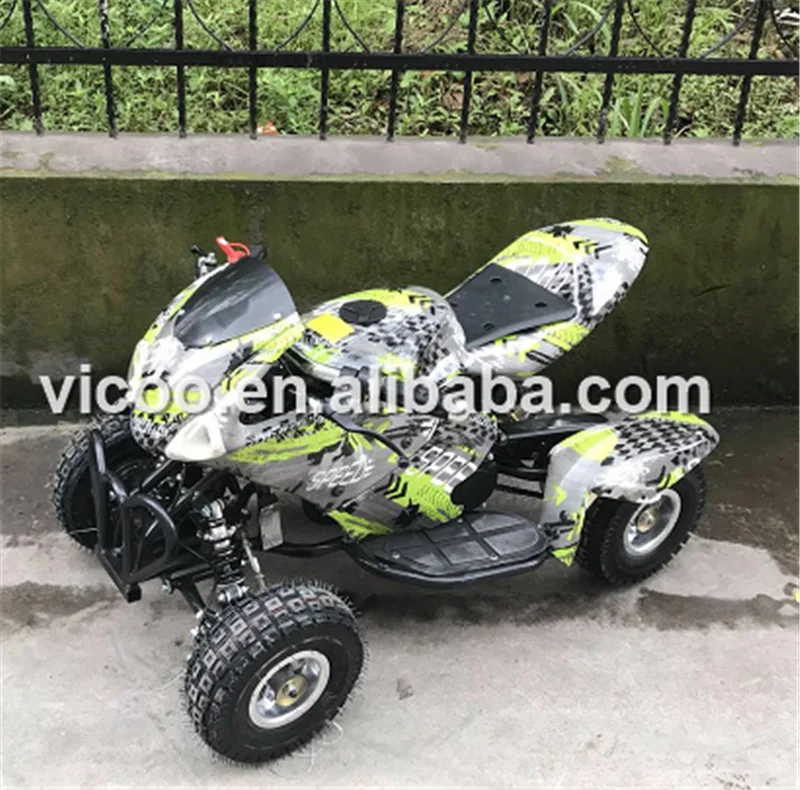 Детский 49cc газовый квадроцикл 500w motor mini atv для продажи