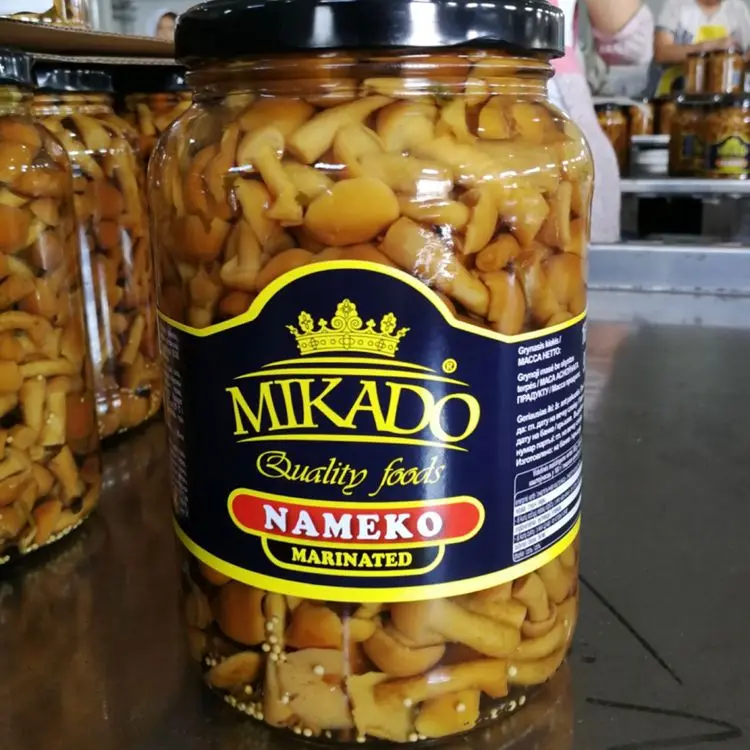 Chinese canned wild nameko mushrooms marinated with fancy quality