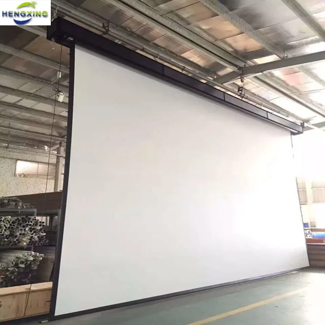 Electric Tab-tensioned Screen 16:9,Motorized Projector of projection Screen