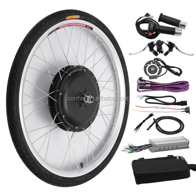 Задний велосипедный электродвигатель 700c 48 в 1200 Вт, комплект для электровелосипеда с ЖК-дисплеем размером 24 дюйма