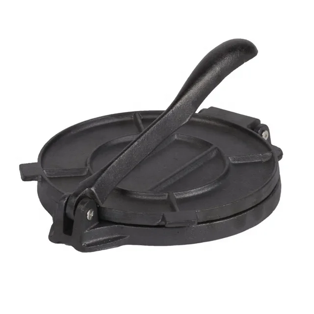 Preseasoned Non Электрический двухсторонний Мексика 8 inch чугун лепешке пресс