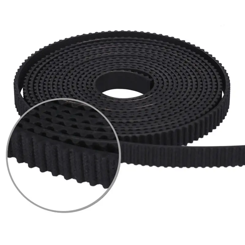 3D Printer Parts 2/5M GT2 Synchronous Timing Belt Wide 6mm 2GT-6mm for 3D Printer RepRap Mendel 2GT Belts Pulley Accessories